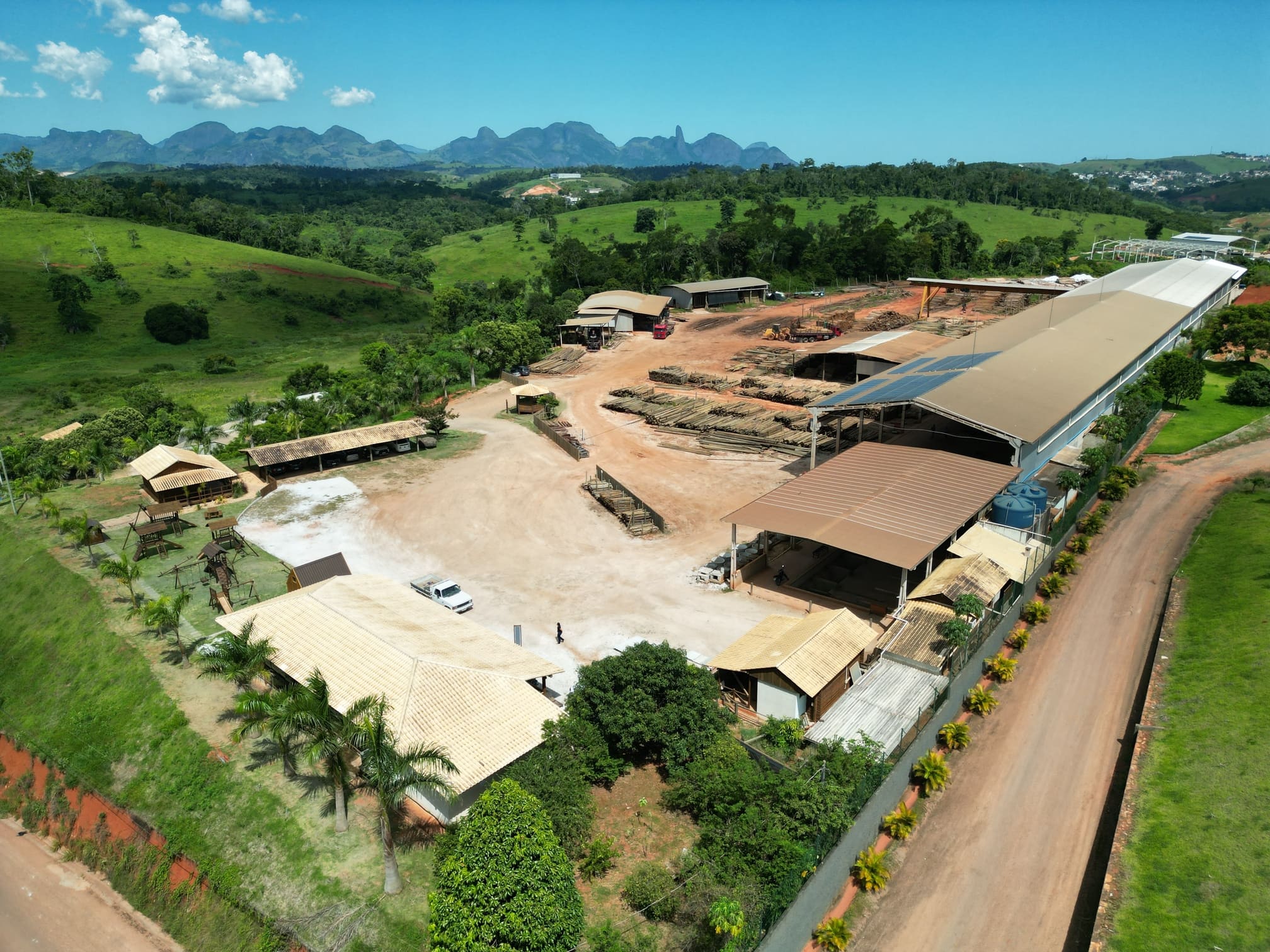 Vista aérea da Torabras